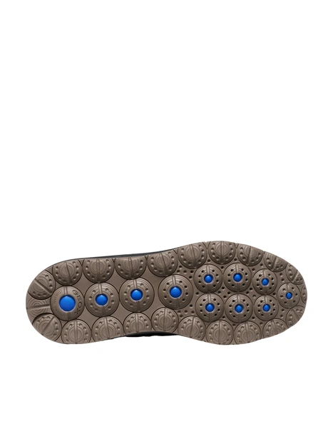 SNEAKERS BASSE MULTIMATERIALE CON INSERTI SCAMOSCIATI DONNA MULTICOLORE