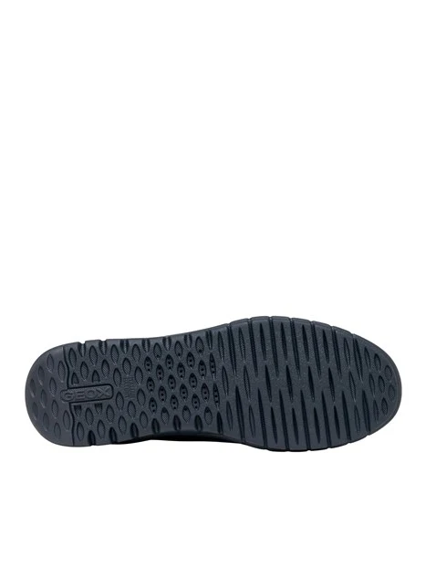 SNEAKERS BASSE IN PELLE MONOCROMATICHE UOMO BLU NAVY