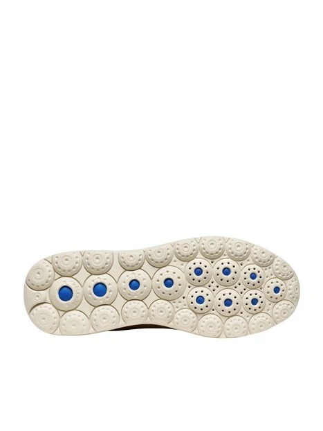 SNEAKERS BASSE CON INSERTI MULTICOLOR E SUOLA SAGOMATA UOMO BEIGE