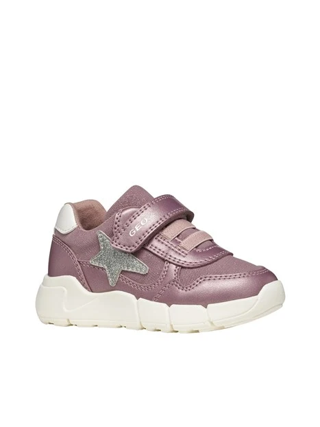 SNEAKERS PLATFORM A STRAPPO BAMBINA ROSA