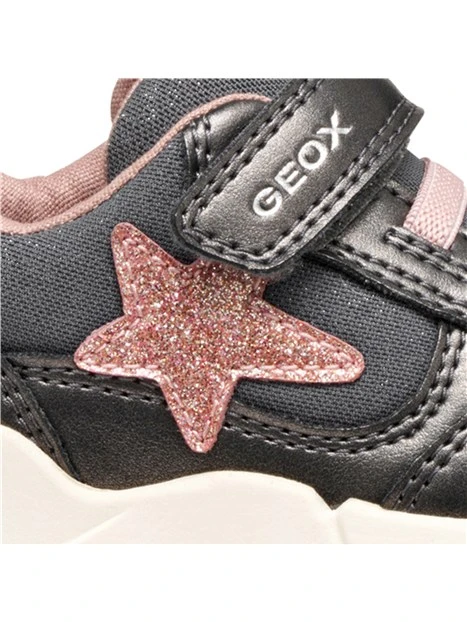 SNEAKERS PLATFORM A STRAPPO BAMBINA GRIGIO