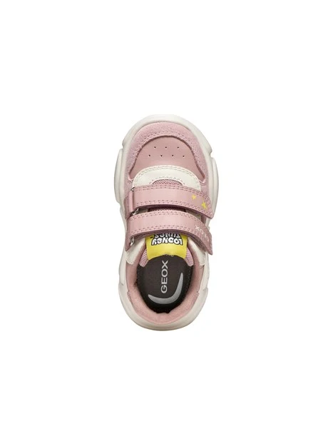 SNEAKERS PLATFORM B665QA05422 A STRAPPO BAMBINA ROSA