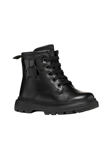 ANFIBI B665YA08502 CON FIOCCO APPLICATO BAMBINA NERO