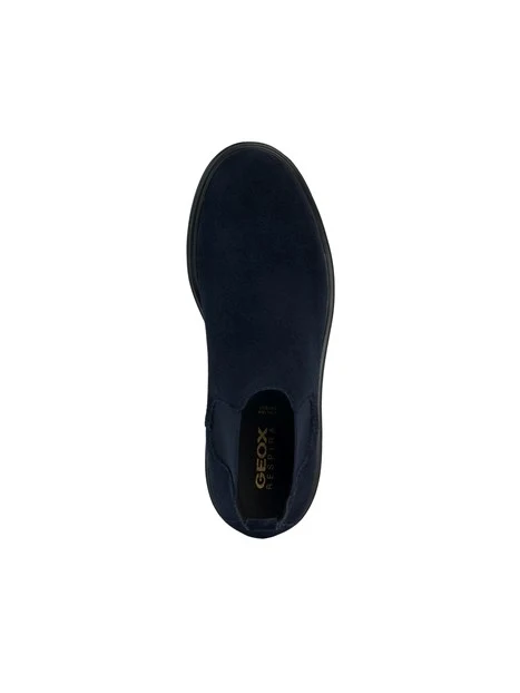 STIVALETTI CHELSEA IN PELLE SCAMOSCIATA UOMO BLU NAVY