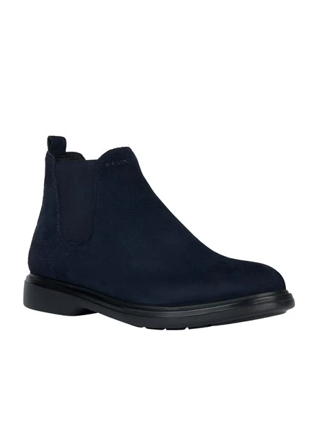 STIVALETTI CHELSEA IN PELLE SCAMOSCIATA UOMO BLU NAVY