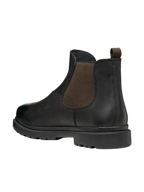 STIVALETTO CHELSEA IN PELLE UOMO NERO