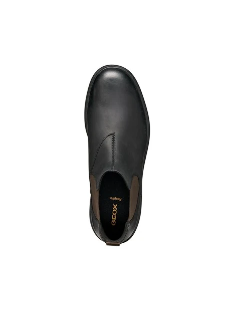 STIVALETTO CHELSEA IN PELLE UOMO NERO