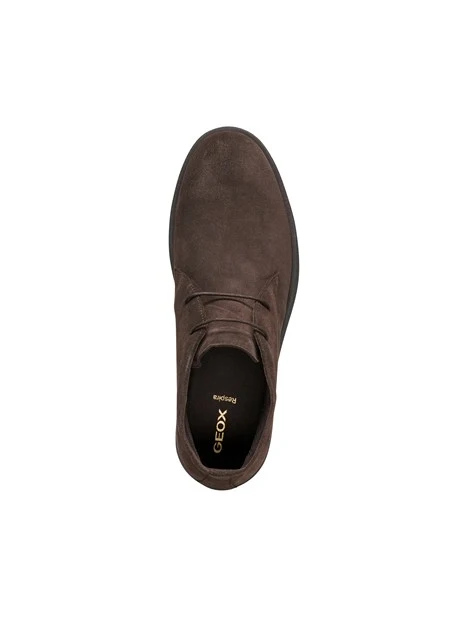 STRINGATE POLACCHINE IN PELLE SCAMOSCIATA UOMO MARRONE SCURO