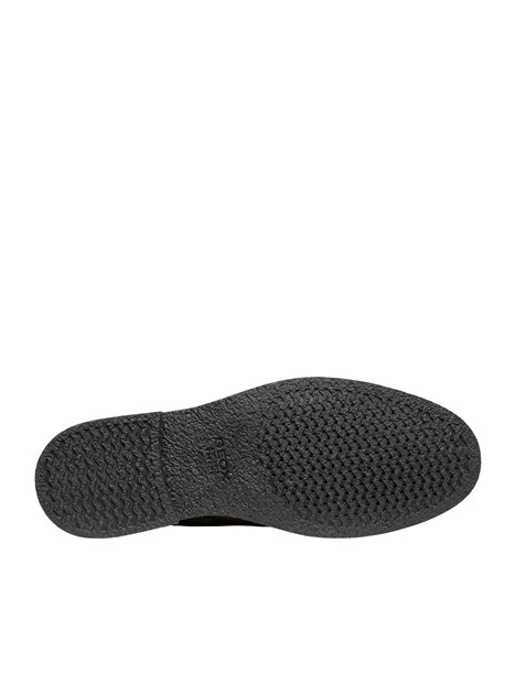 STRINGATE POLACCHINE IN PELLE SCAMOSCIATA UOMO MARRONE SCURO