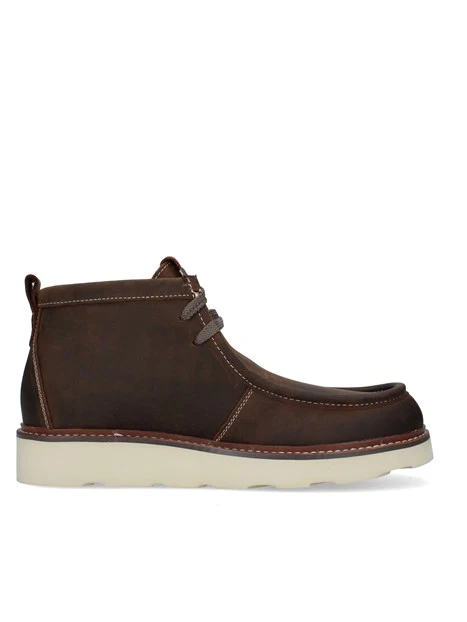 STRINGATE POLACCHINE CON SUOLA DENTELLATA UOMO MARRONE