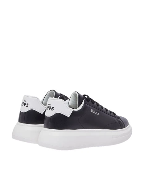 SNEAKERS PLATFORM IN PELLE 7B4027PX474 UOMO BIANCO/nero