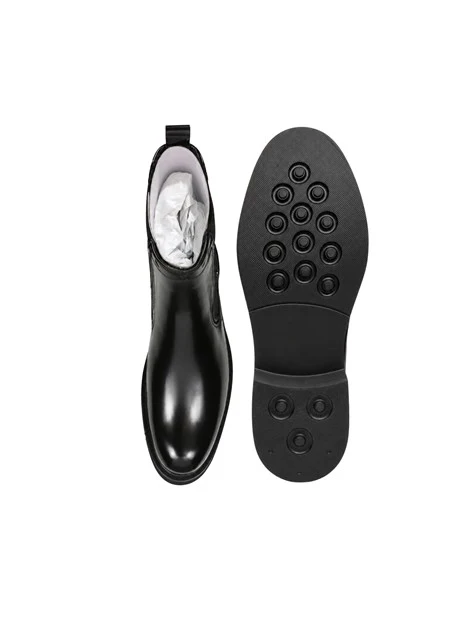 STIVALETTI TACCO BASSO 7G6025EX196 CHELSEA UOMO NERO