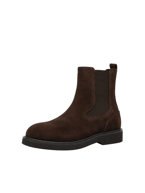 STIVALETTI TACCO BASSO 7G6025PX002  CHELSEA UOMO MARRONE