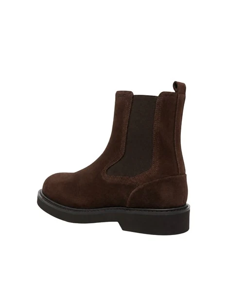 STIVALETTI TACCO BASSO 7G6025PX002  CHELSEA UOMO MARRONE