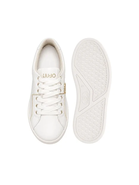 SNEAKERS ALTE BF6025P0102 LOGO MONOGRAM DONNA BIANCO