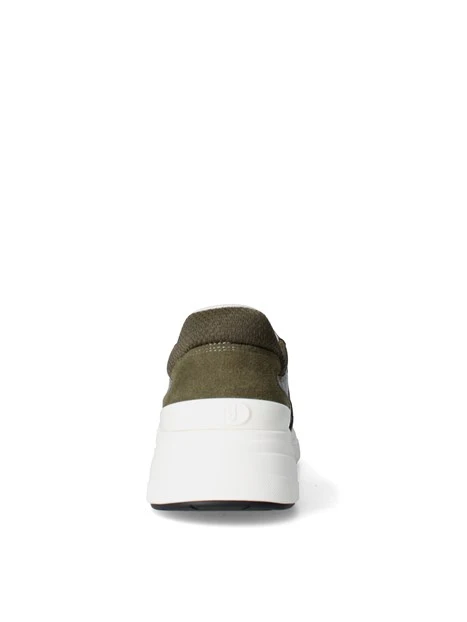 SNEAKERS BASSE BICOLORE DONNA VERDE