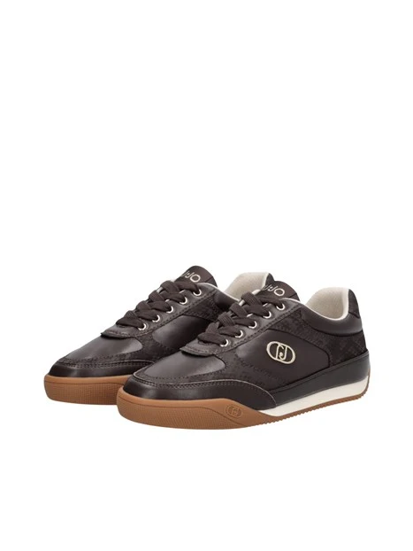 SNEAKERS BASSE BF6035PX662 EFFETTO PITONE DONNA MARRONE