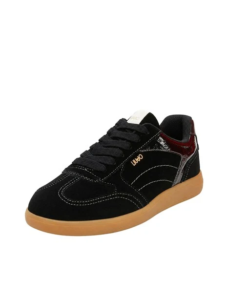 SNEAKERS BASSE IN SUEDE BF6045PX245 DONNA NERO