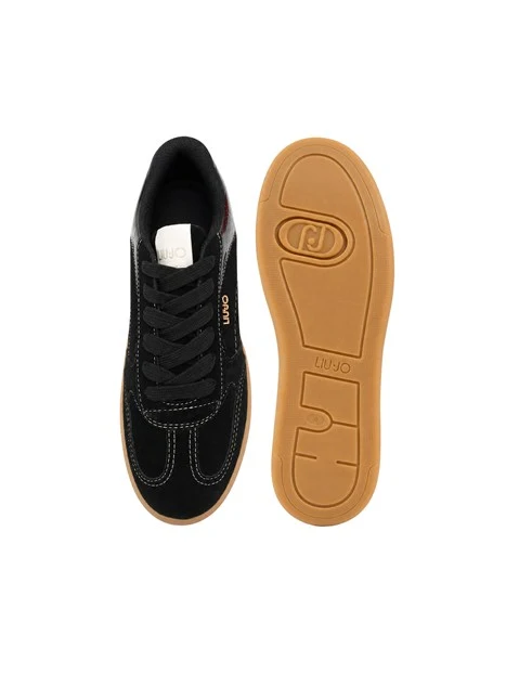 SNEAKERS BASSE IN SUEDE BF6045PX245 DONNA NERO