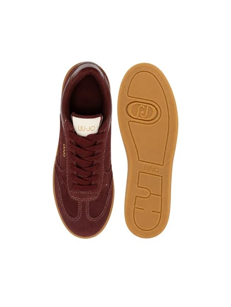 SNEAKERS BASSE IN SUEDE BF6045PX245 DONNA ROSSO