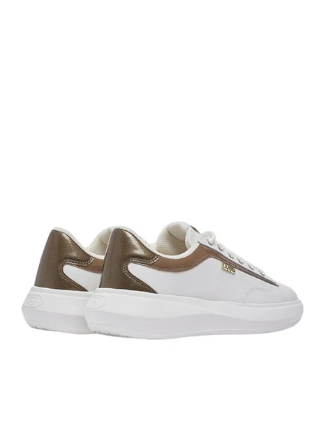 SNEAKERS PLATFORM IN PELLE BF6051PX532 DONNA BIANCO/HAVANA