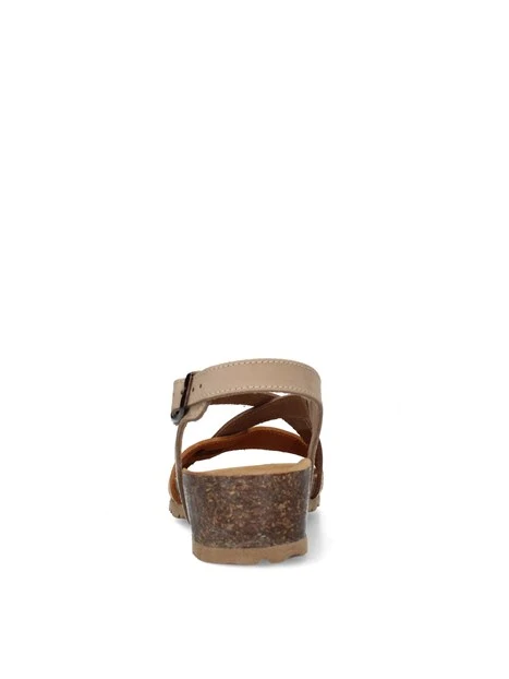 SANDALI 12A826 DONNA BEIGE