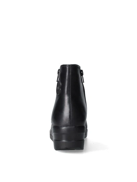 STIVALETTI TACCO BASSO IV2609 DONNA NERO
