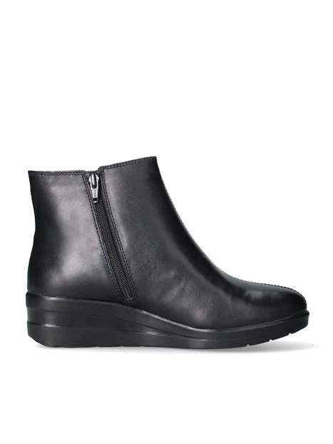 STIVALETTI TACCO BASSO IV2609 DONNA NERO
