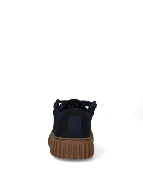 STRINGATE COMFORT IN CAMOSCIO CON SUOLA SCANALATA UOMO BLU NAVY