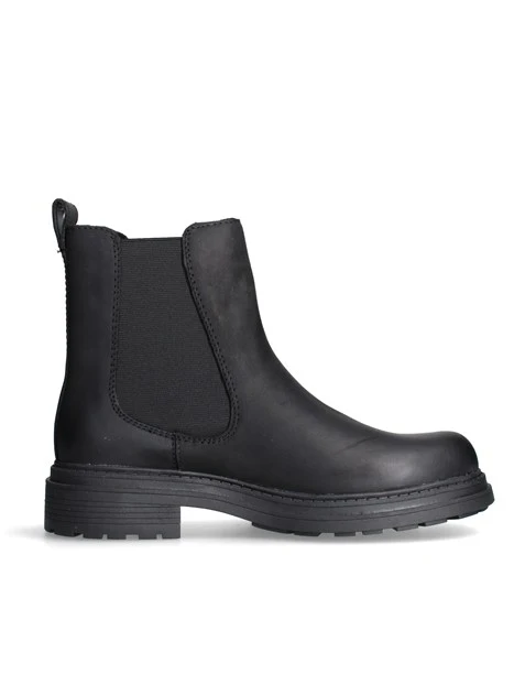 STIVALETTI TACCO BASSO 182901 DONNA NERO