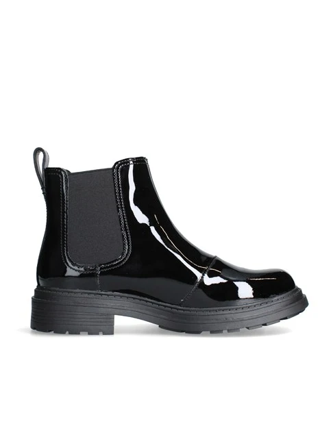 STIVALETTI TACCO BASSO 184623 DONNA NERO