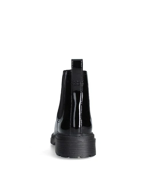STIVALETTI TACCO BASSO 184623 DONNA NERO