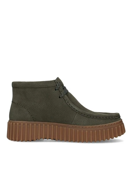 STRINGATE POLACCHINE IN PELLE NABUK DONNA VERDE