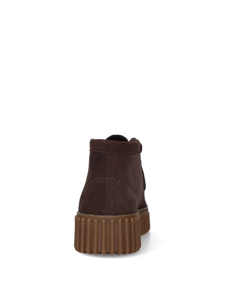 STRINGATE POLACCHINE IN CAMOSCIO CON SUOLA CHUNKY UOMO MARRONE