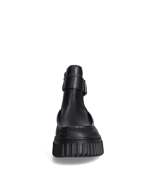 STIVALETTI TACCO BASSO 320238 DONNA NERO