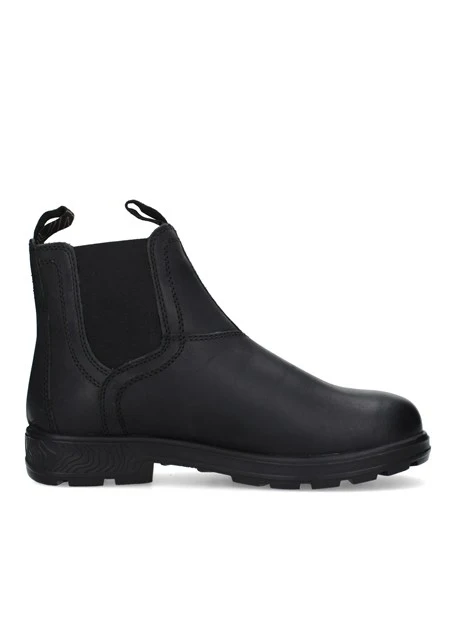 STIVALETTI TACCO BASSO CHELSEA CON DOPPIO TIRANTE DONNA NERO