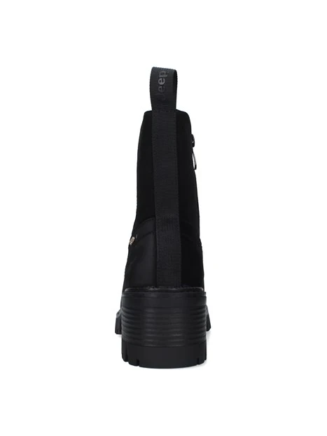 STIVALETTI TACCO ALTO CHELSEA CON INSERTI ELASTICI DONNA NERO