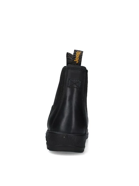 STIVALETTI CHELSEA CON INSERTI ELASTICI FANTASIA UOMO NERO