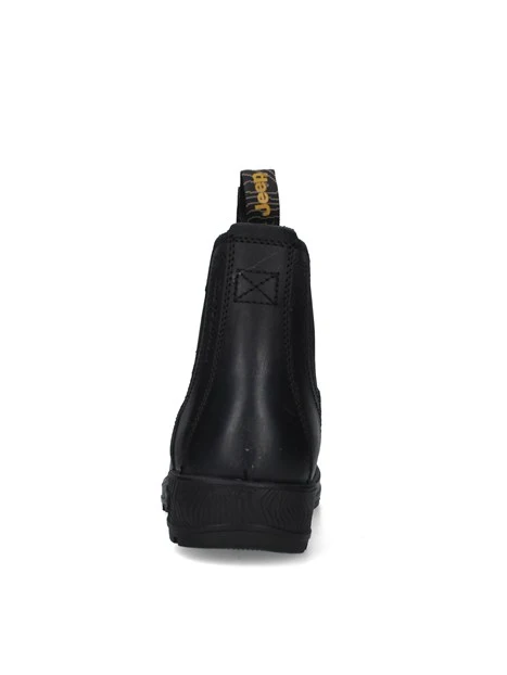 STIVALETTI CHELSEA CON INSERTI ELASTICI UOMO NERO