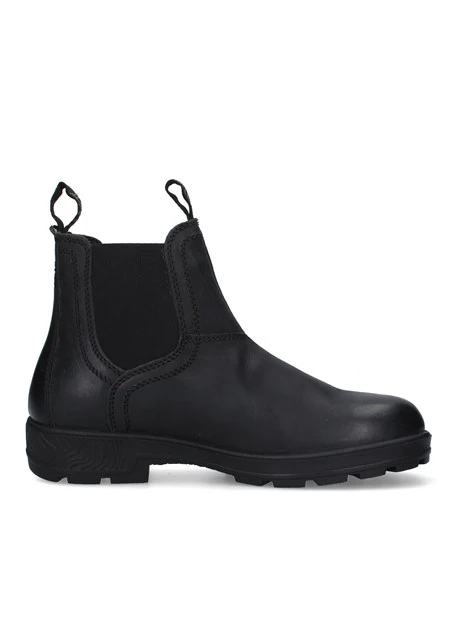 STIVALETTI CHELSEA CON INSERTI ELASTICI UOMO NERO