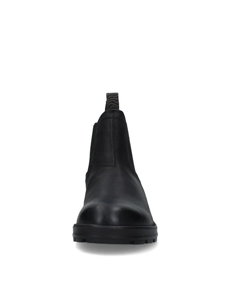 STIVALETTI CHELSEA CON INSERTI ELASTICI UOMO NERO