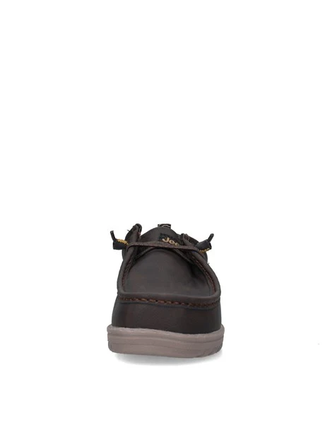 STRINGATE COMFORT CON CUCITURE STILE MOCASSINO UOMO MARRONE