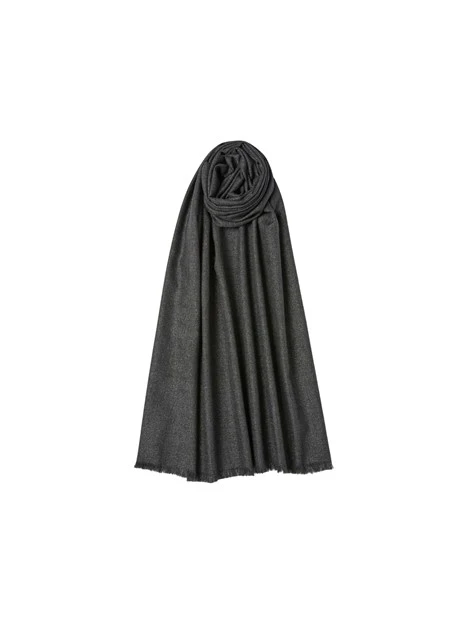 STOLA IN LANA E LUREX DONNA GRIGIO