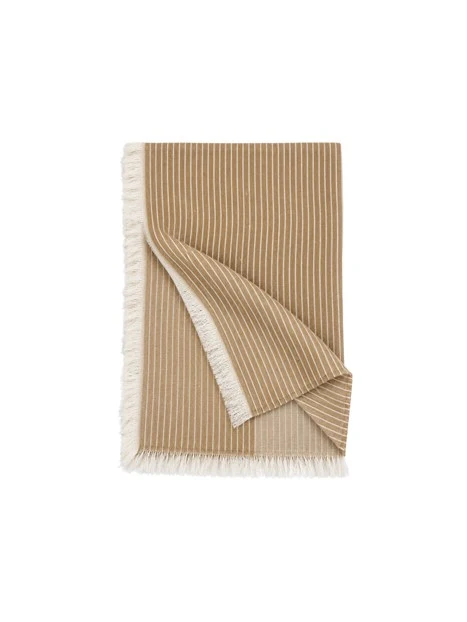 STOLA CON PAILETTES DONNA BEIGE