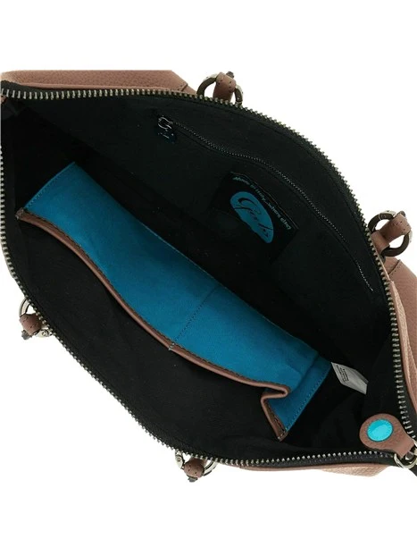 BORSA SHOPPING MULTIFUNZIONE IN PELLE DONNA MARRONE