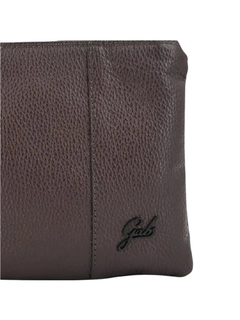 BORSA A TRACOLLA IN PELLE MARTELLATA DONNA MARRONE