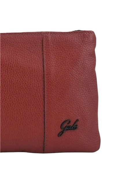 BORSA A TRACOLLA IN PELLE MARTELLATA DONNA BORDEAUX