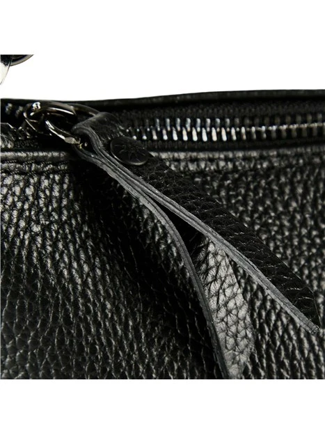 BORSA A SPALLA CON TRACOLLA REMOVIBILE DONNA NERO