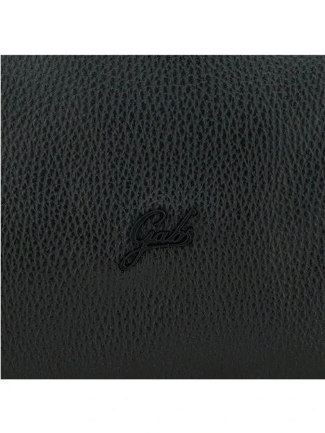 BORSA A SPALLA HOBO IN PELLE MARTELLATA DONNA NERO