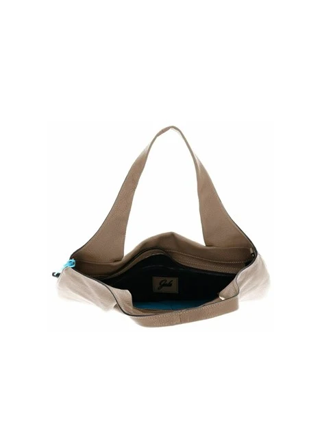 BORSA A SPALLA E CON DOPPIO MANICO DONNA BEIGE